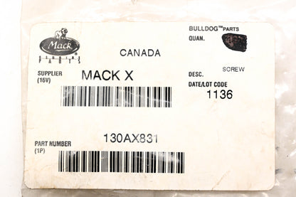 Mack 130AX831, 25095628 Screw NOS