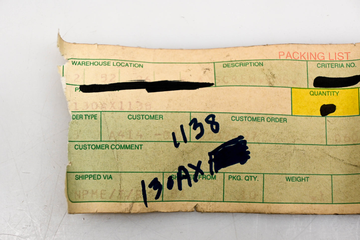 Mack 130AX1138 Screw NOS