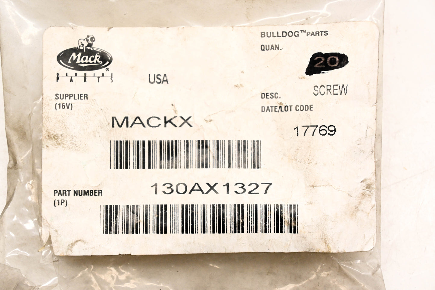 Mack 130AX1327 Screw NOS