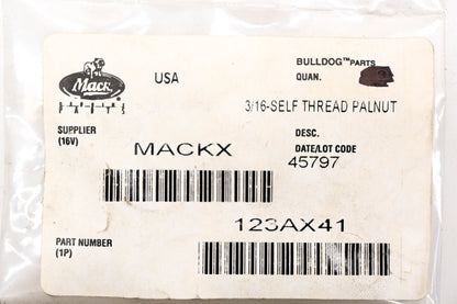 Mack 123AX41 Self Thread Palnut NOS