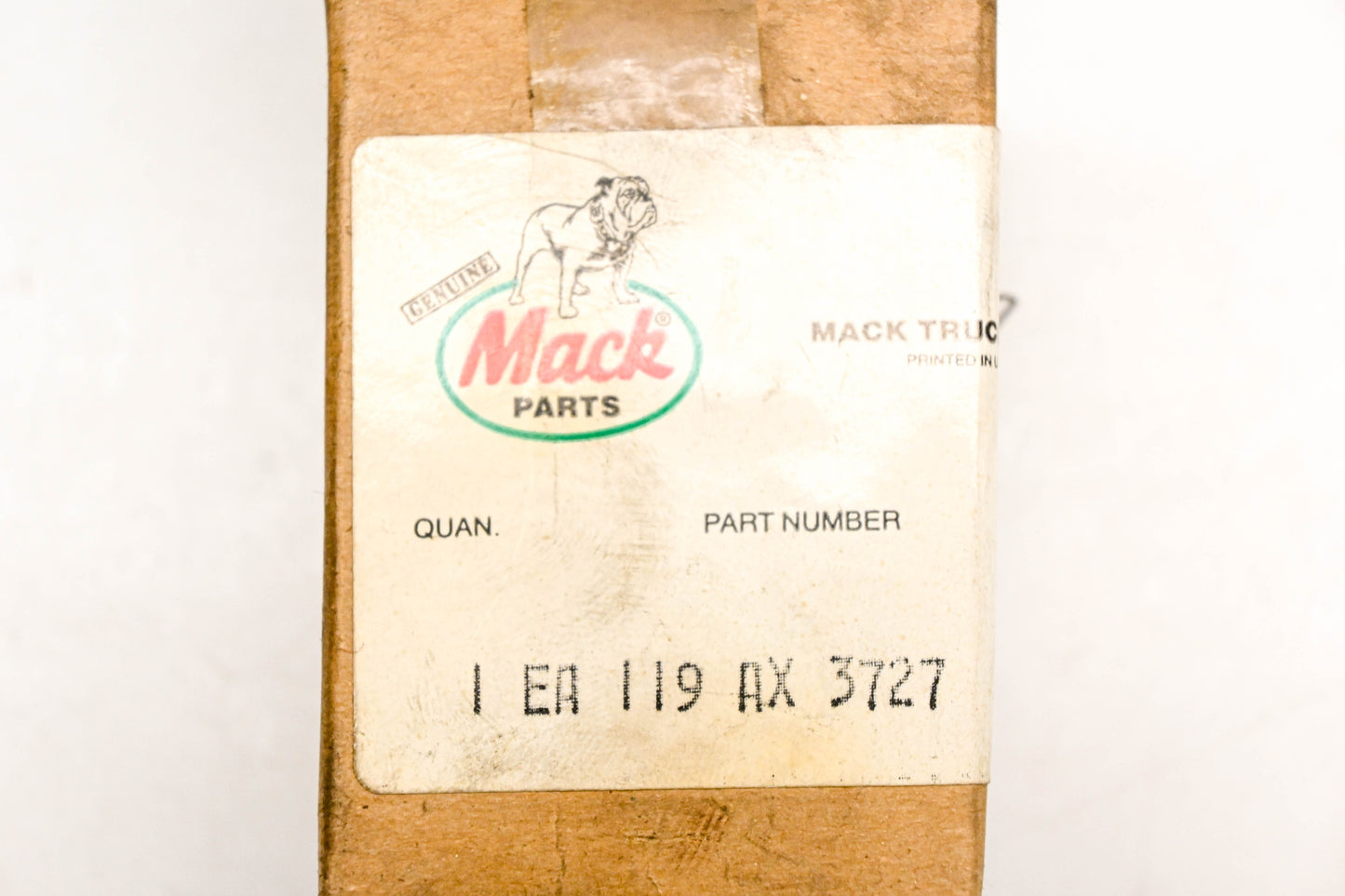 Mack 119AX3727, 119AX-3727 Speedometer Ratio Adapter NOS