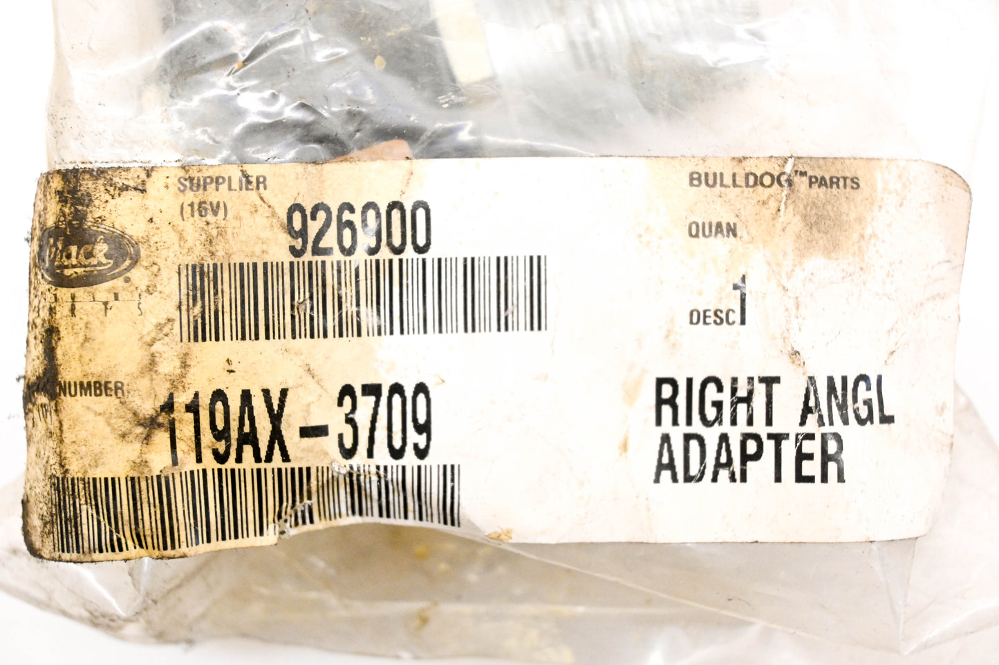 Mack 119AX-3709 Right Angle Speedometer Adapter NOS