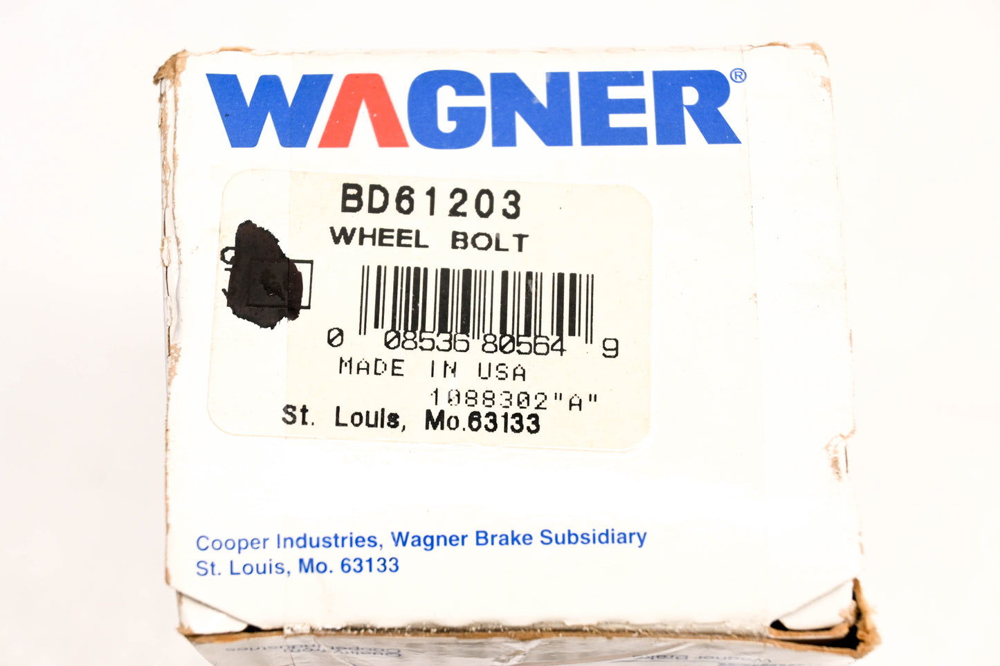 Wagner BD61203 Wheel Lug Bolts 7/16"-20 Qty 9 NOS