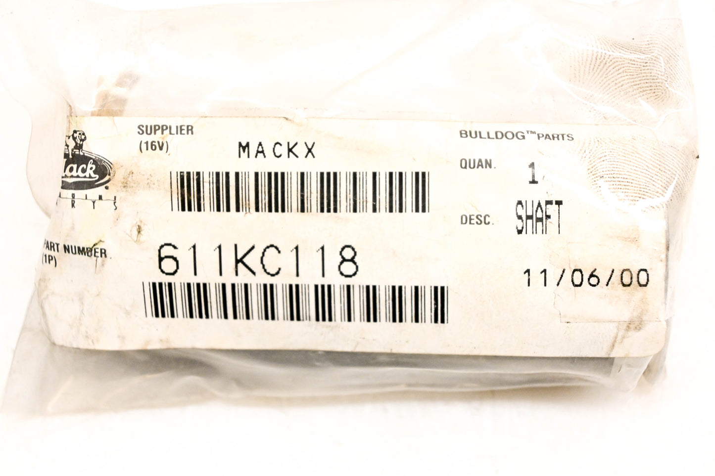 Mack 611KC118 Reverse Idler Shaft NOS