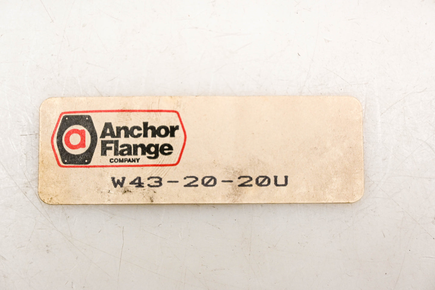 Anchor Flange W43-20-20U Flange Mount Kit NOS