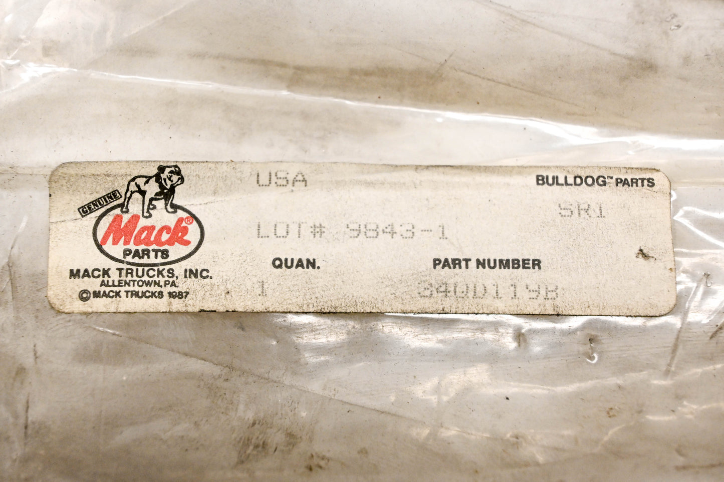 Mack 34QD119B Pin NOS