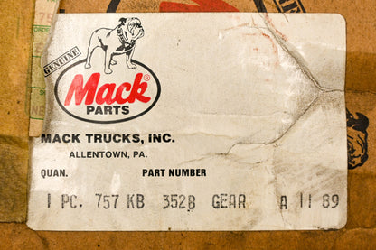 Mack 757KB352B Gear NOS