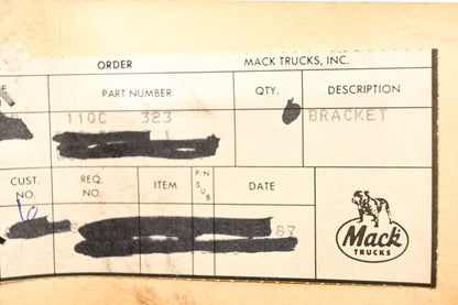 Mack 11QC323 Bracket NOS