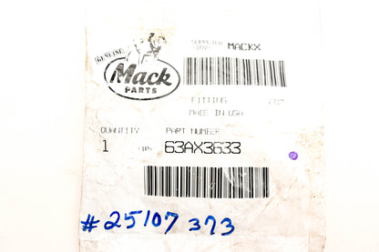 Mack 63AX3633, 25107373 Fitting NOS