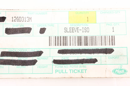 Mack 12QD313M Isolator Sleeve NOS