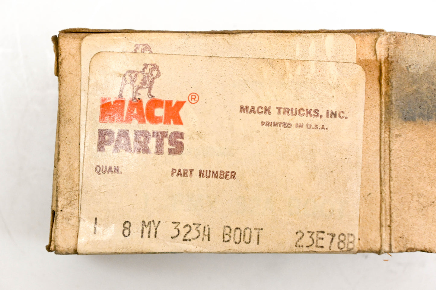Mack 8MY323A Boot NOS