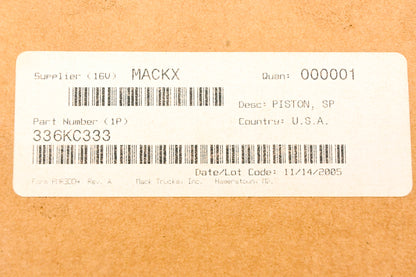 Mack 336KC333 Piston NOS