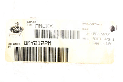 Mack 8MY2122M Wiper Arm Boot Cover NOS