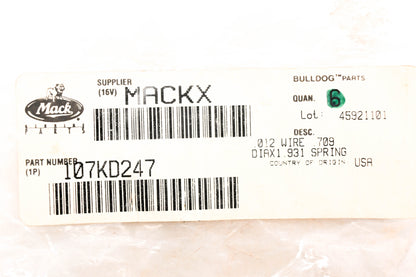 Mack 107KD247 Spring NOS