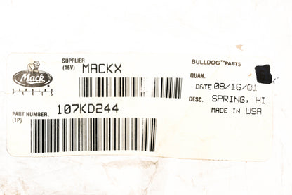 Mack 107KD244 Spring NOS