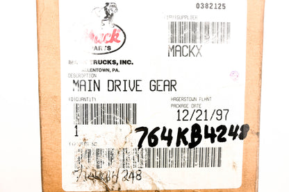 Mack 764KB4248 Main Drive Gear NOS
