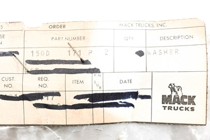Mack 15QD171P2 Washer NOS
