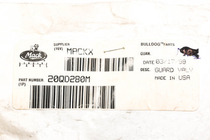 Mack 20QD280M Valve Guard NOS