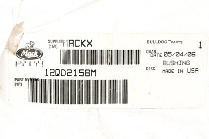 Mack 12QD2158M Bushing NOS