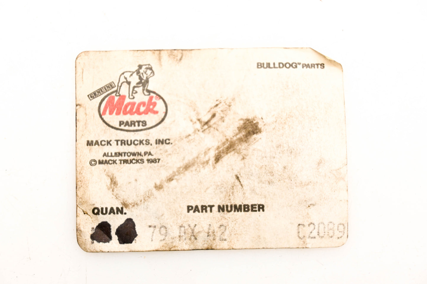 Mack 79AX42 Plug NOS