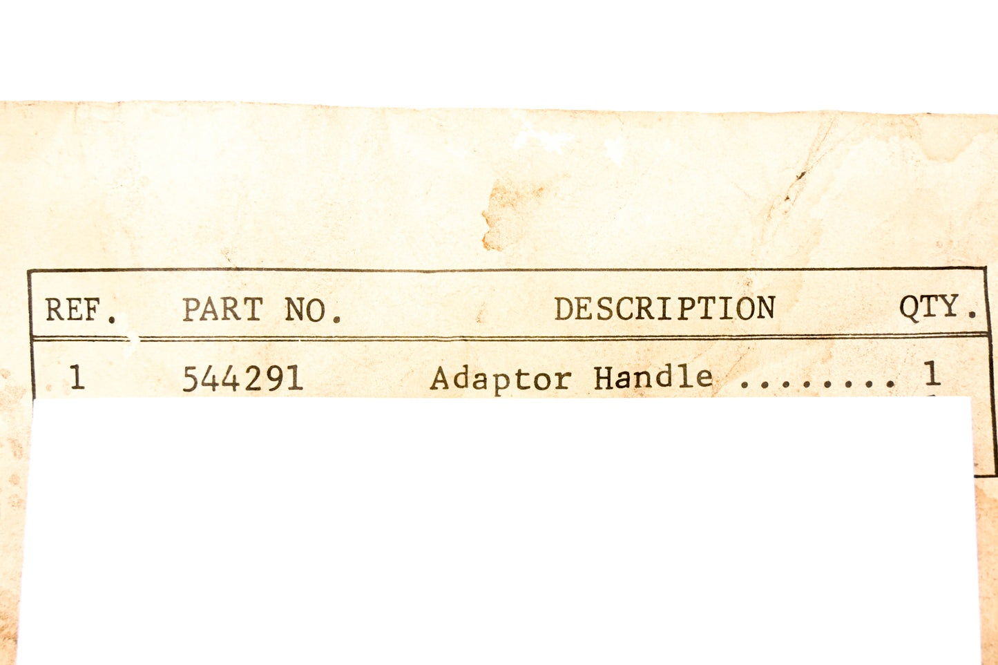Hahn 544291 Lawnmower Grass Catcher Handle NOS