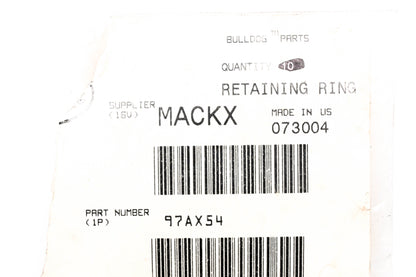 Mack 97AX54 Retaining Snap Ring NOS