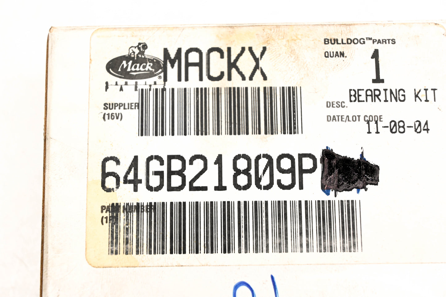 Mack 64GB21809P1 Bearing Kit NOS