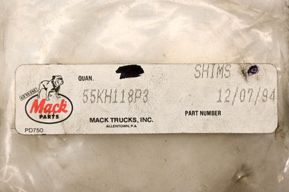 Mack 55KH118P3 Shim NOS