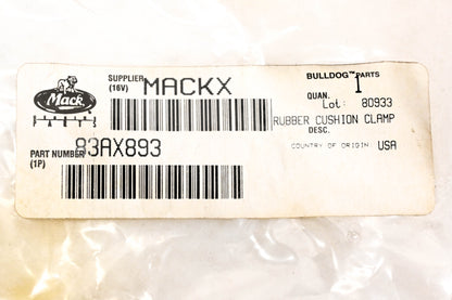 Mack 83AX893 Rubber Cushion Clamp NOS