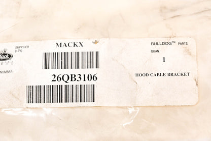 Mack 26QB3106 Hood Cable Bracket NOS