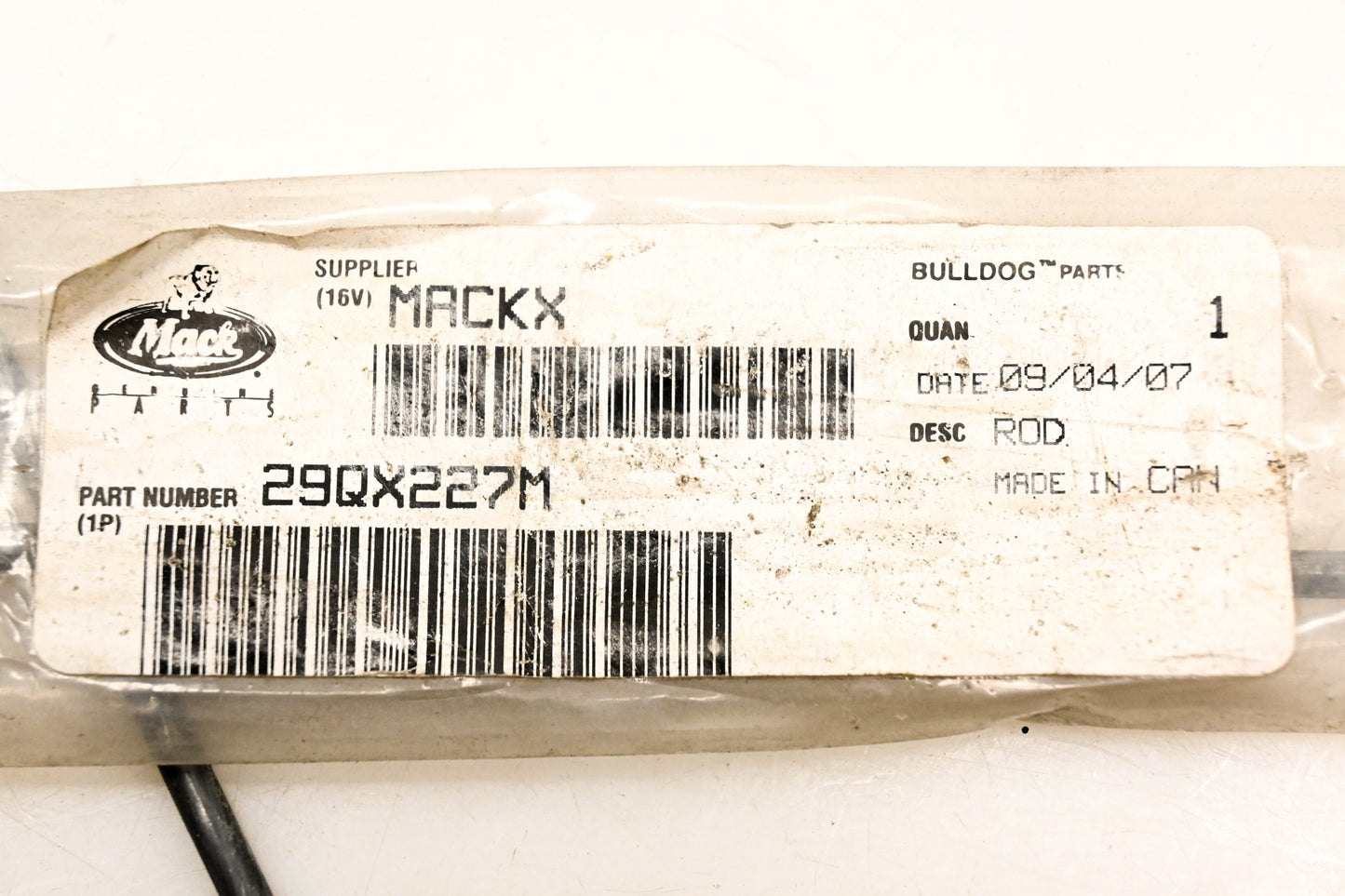 Mack 29QX227M Rod NOS