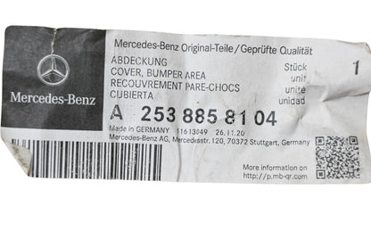 New OEM Mercedes-Benz 253 885 81 04 Bumper Area Cover NOS