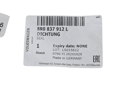 Volkswagen 8R0-837-912-L Seal NOS