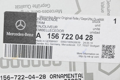 New OEM Mercedes-Benz 156 722 04 28 Trim NOS