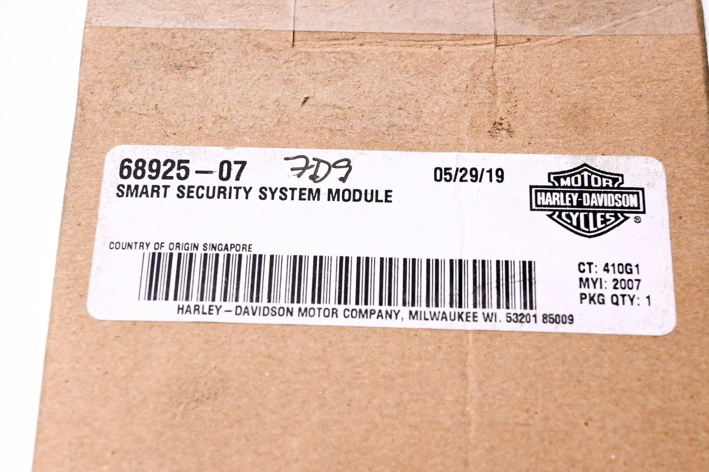 New OEM Harley-Davidson 68925-07 Turn Signal Security Module NOS