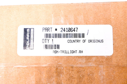 Polaris 2410647 Right Side Taillight NOS