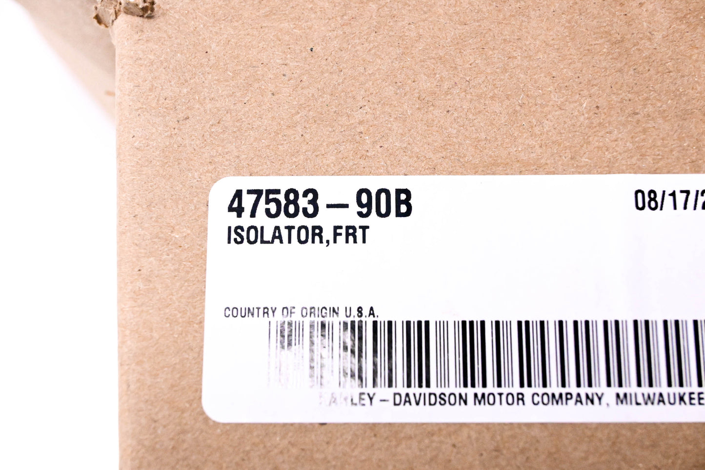 New OEM Harley-Davidson 47583-90B Front Isolator NOS