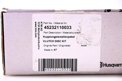New OEM KTM 45232110033 Clutch Disc NOS