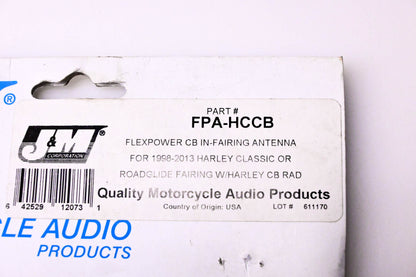 J&M FPA-HCCB Flexpower Antenna NOS