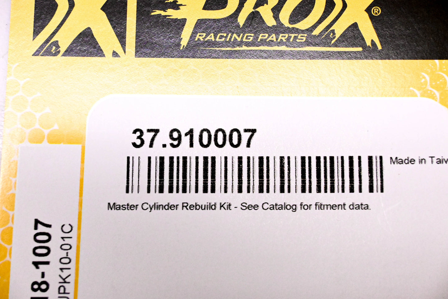 Pro X 37.910007, 18-1007 Master Cylinder Rebuild NOS