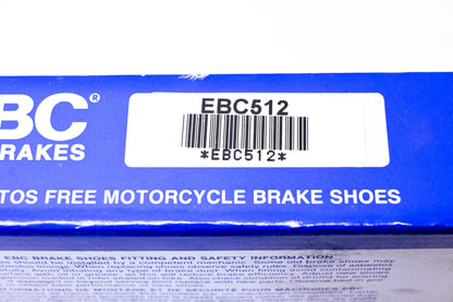 EBC EBC512 Motorcycle Brake Shoe NOS