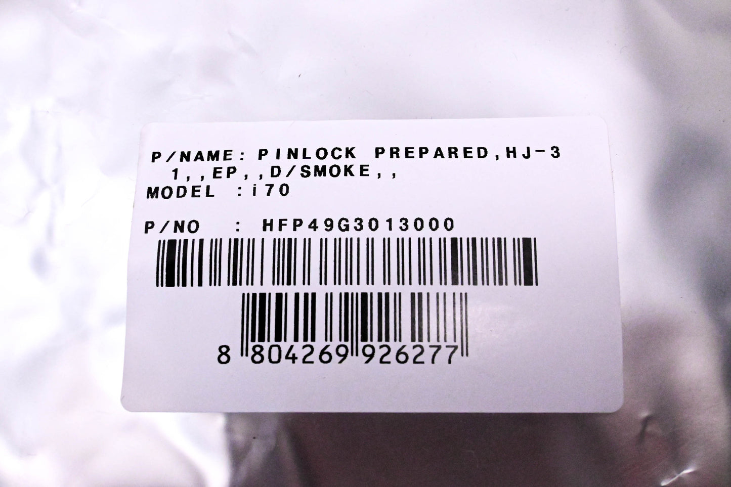 HJC HJ-31, HFP49G3013000 Smoke Shield Visor NOS