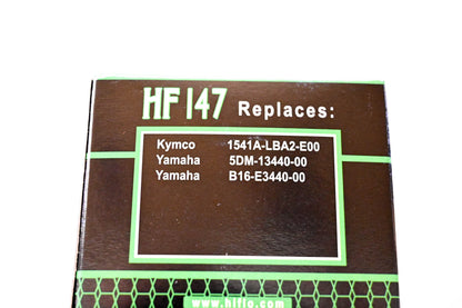 Hi Flo HF147, 1541A-LBA2-E00, 5DM-13440-00 Oil Filter NOS
