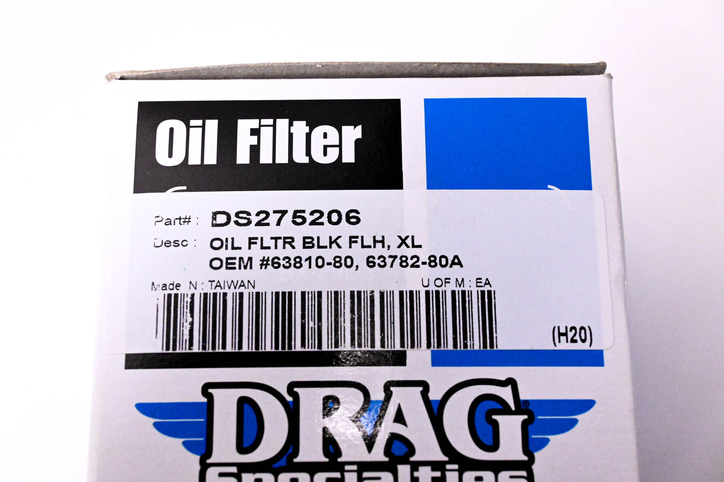 Drag Specialties DS275206, 63810-80, 63782-80A Oil Filter NOS