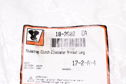 V-Twin 18-3602 Mousetrap Clutch Eliminator Bracket NOS