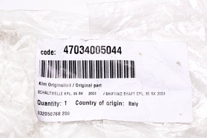 New OEM KTM 47034005044 Gear Shifting Shaft NOS