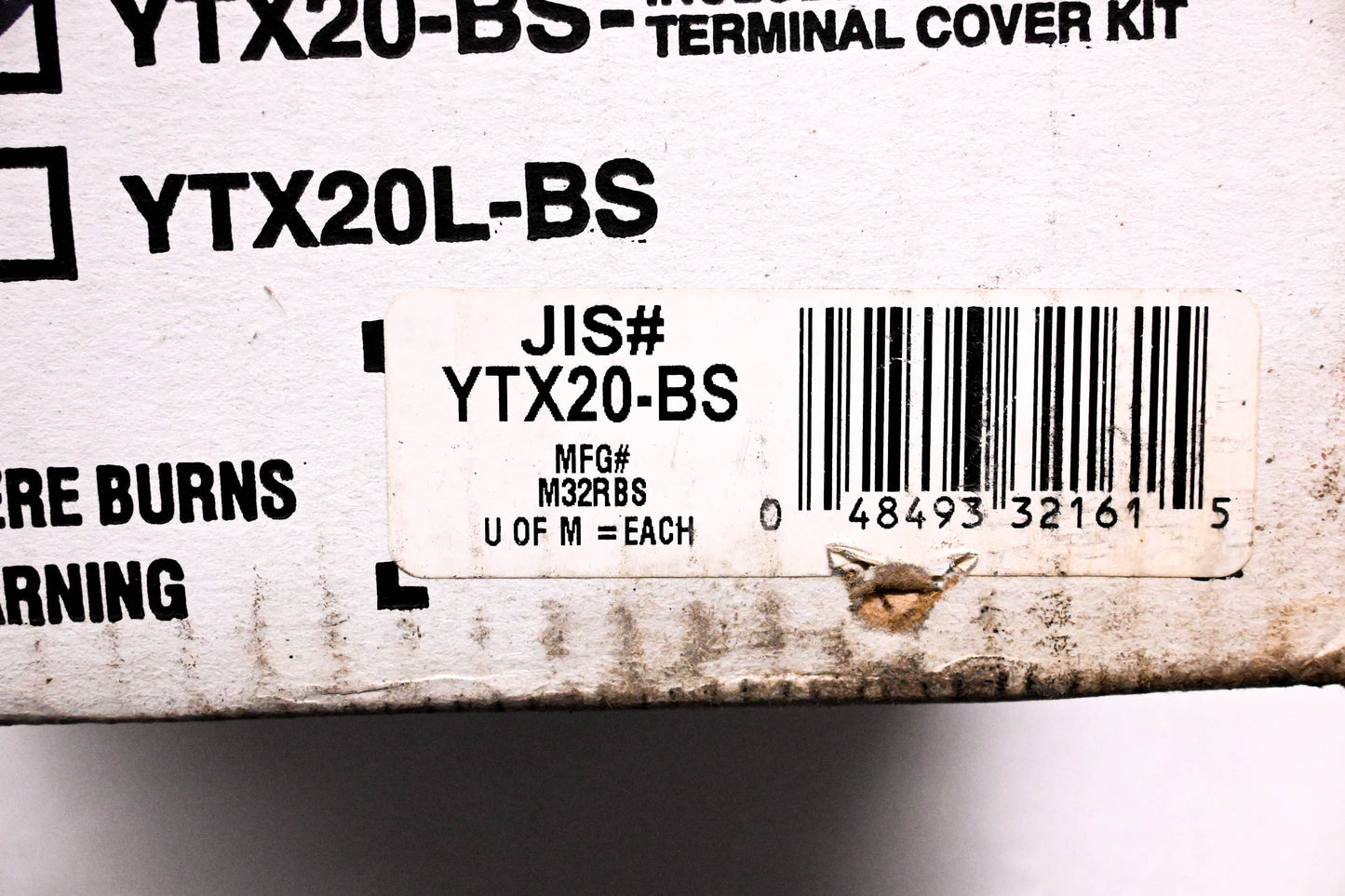 Yuasa YTX20-BS, M32RBS Battery NOS