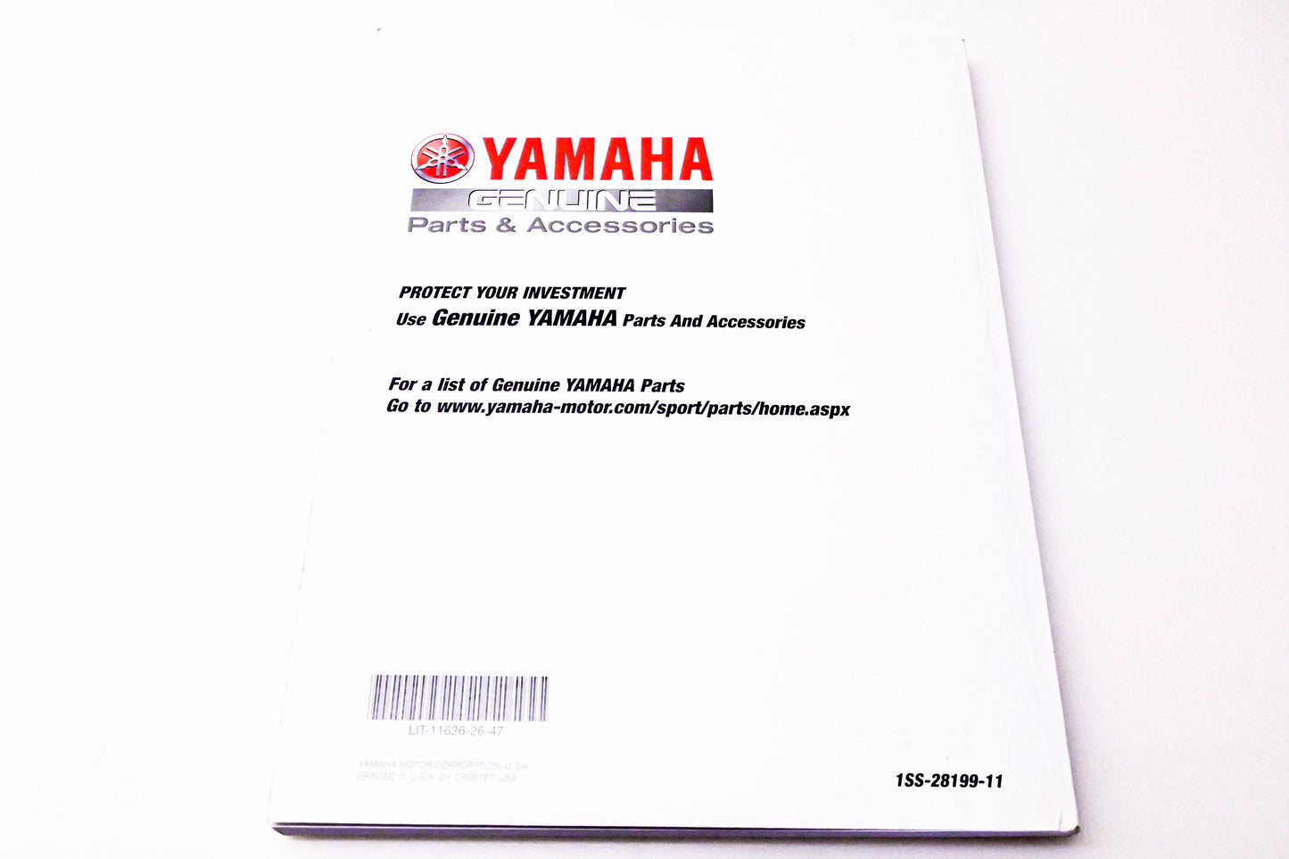 New OEM Yamaha LIT-11626-26-47 YZ250 2013 Owners Service Manual NOS
