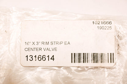 Aftermarket 1316614 Center Valve 16x3 Inch Rim Strip NOS