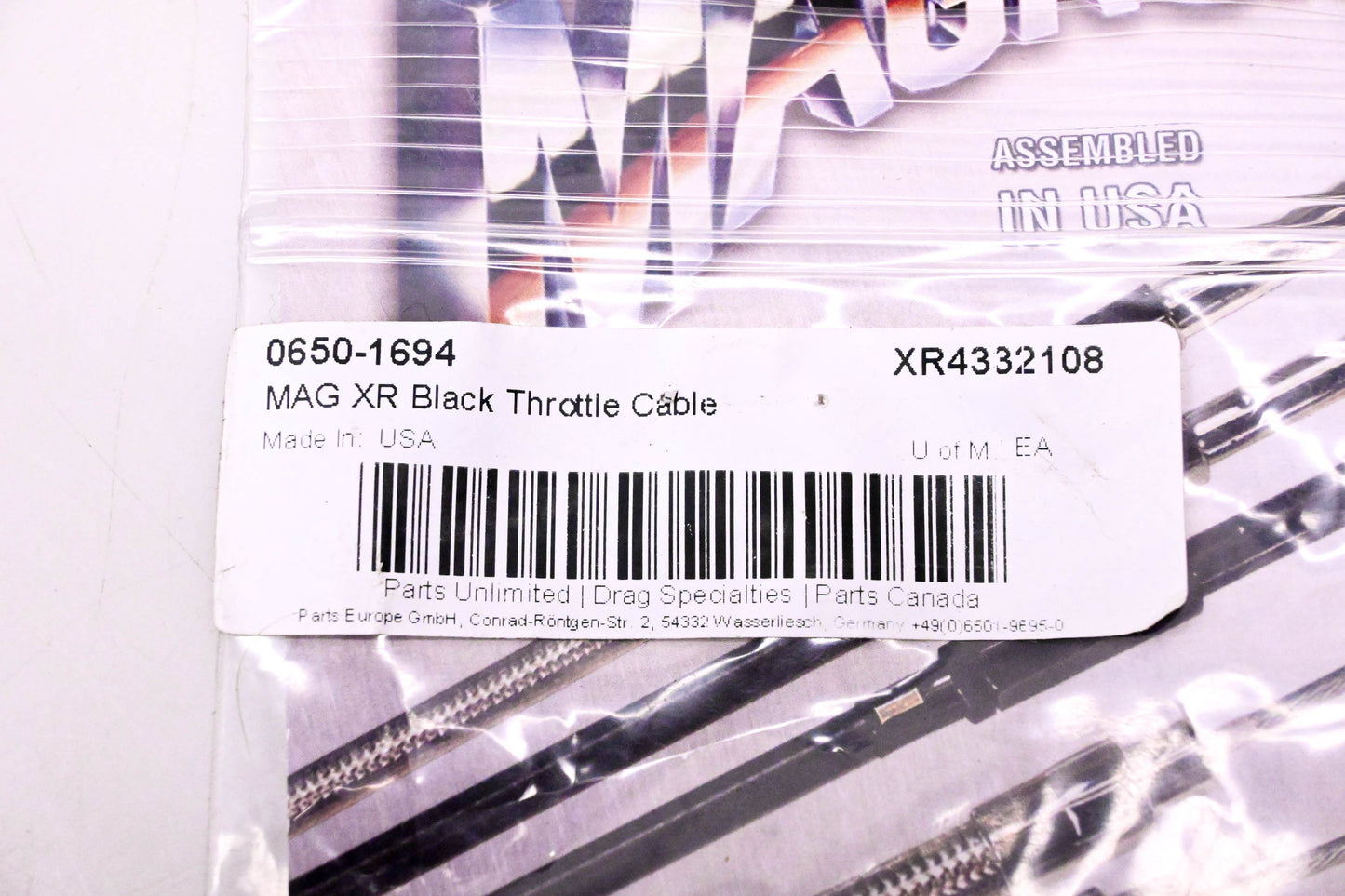 Magnum 0650-1694, XR4332108 Throttle Cable NOS